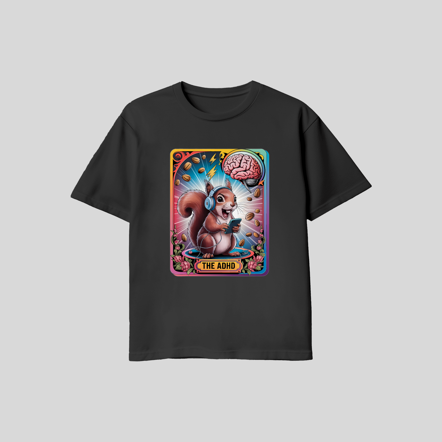 Tarot ADHD Squirrel Shirt