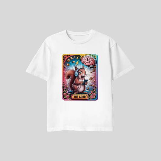 Tarot ADHD Squirrel Shirt