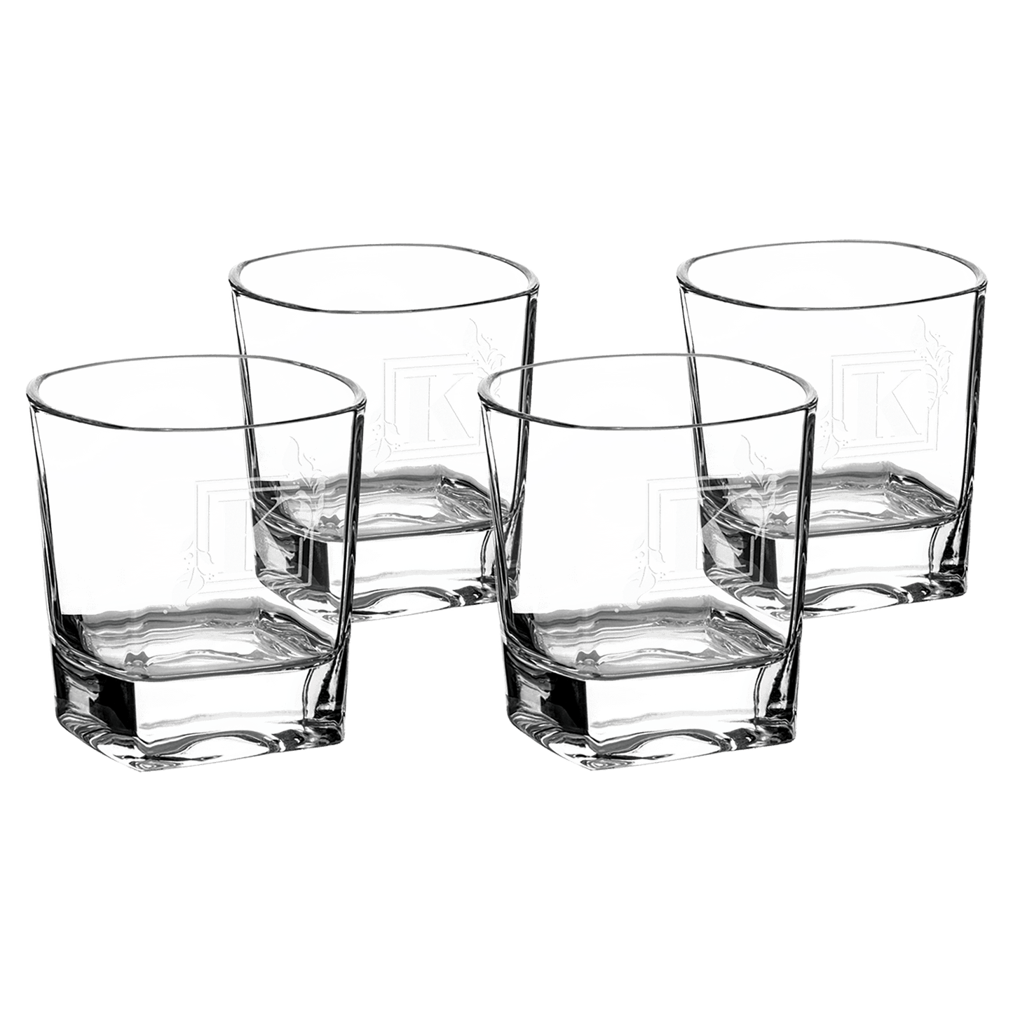 Engraved Rocks Glass Set
