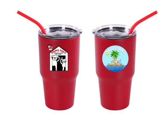 Happy Tails 30oz UV DTF Tumbler