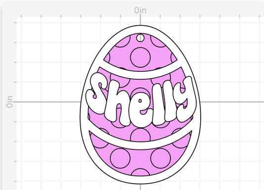 Easter Egg Name Tag Kit