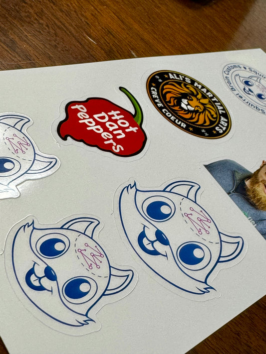 4" x 7" Sticker Sheet