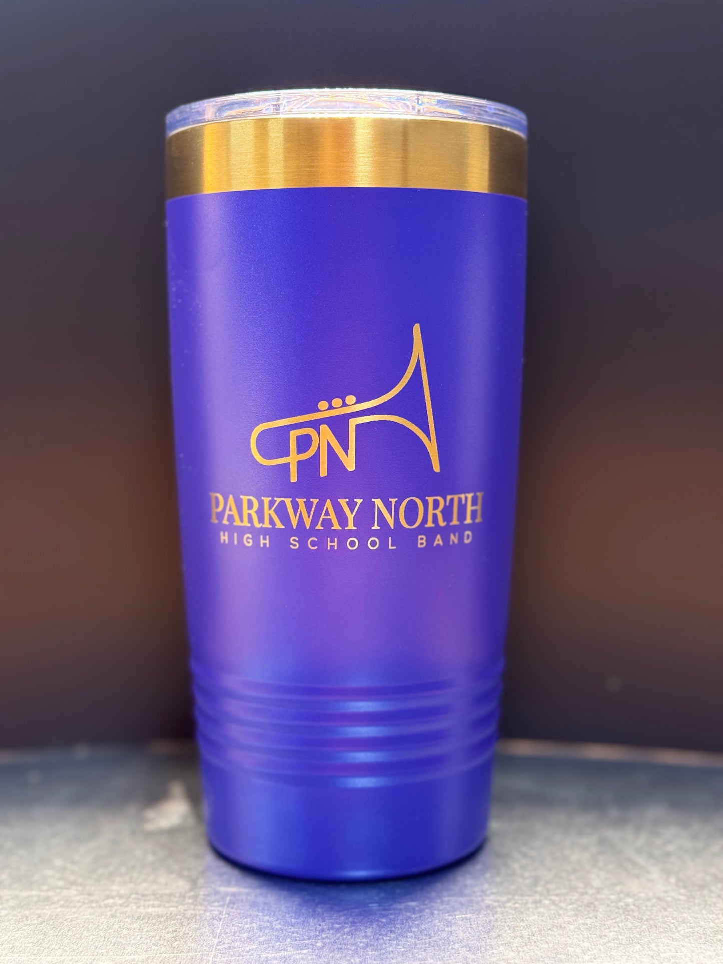Parkway North Purple & Gold 20oz Tumbler
