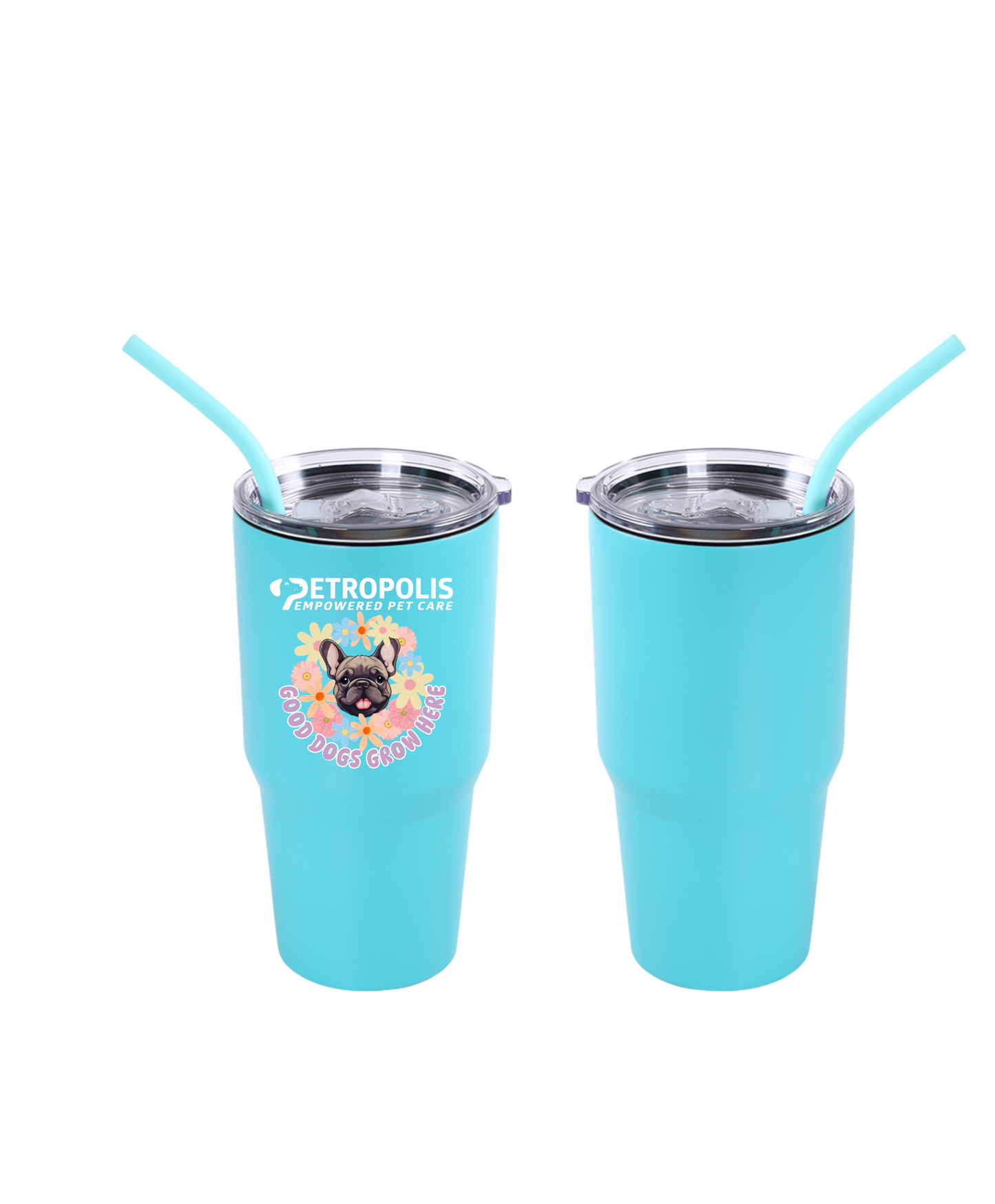 Petropolis 30oz Teal UV DTF Tumbler
