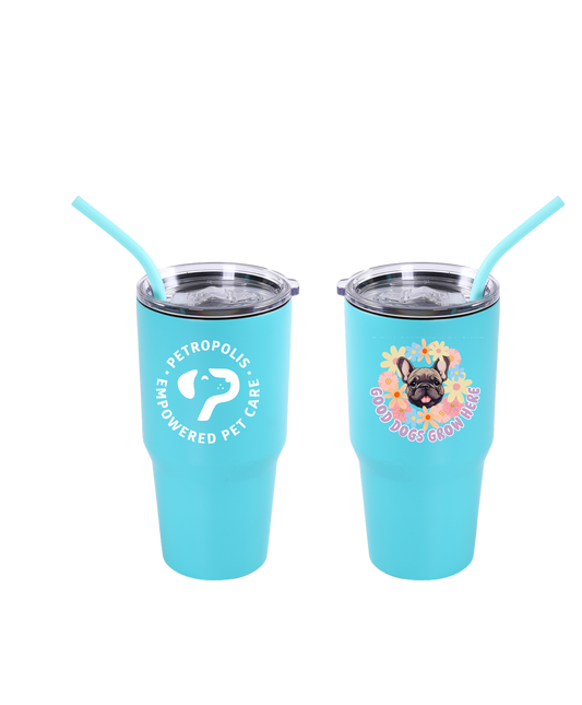 Petropolis 30oz Teal UV DTF Tumbler