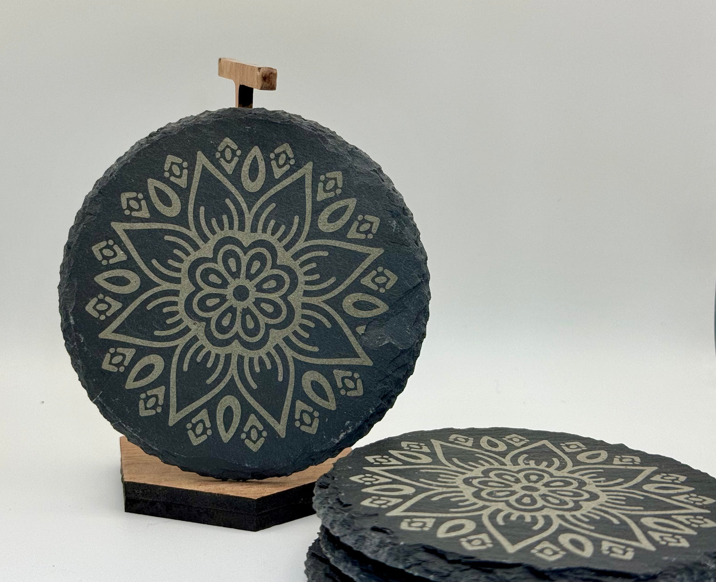 4" Slate Coaster Sets