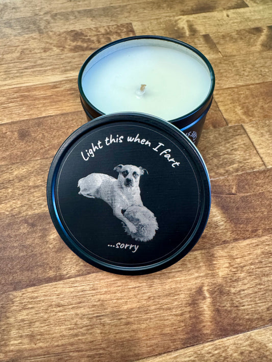 8oz Custom Tin Candles!