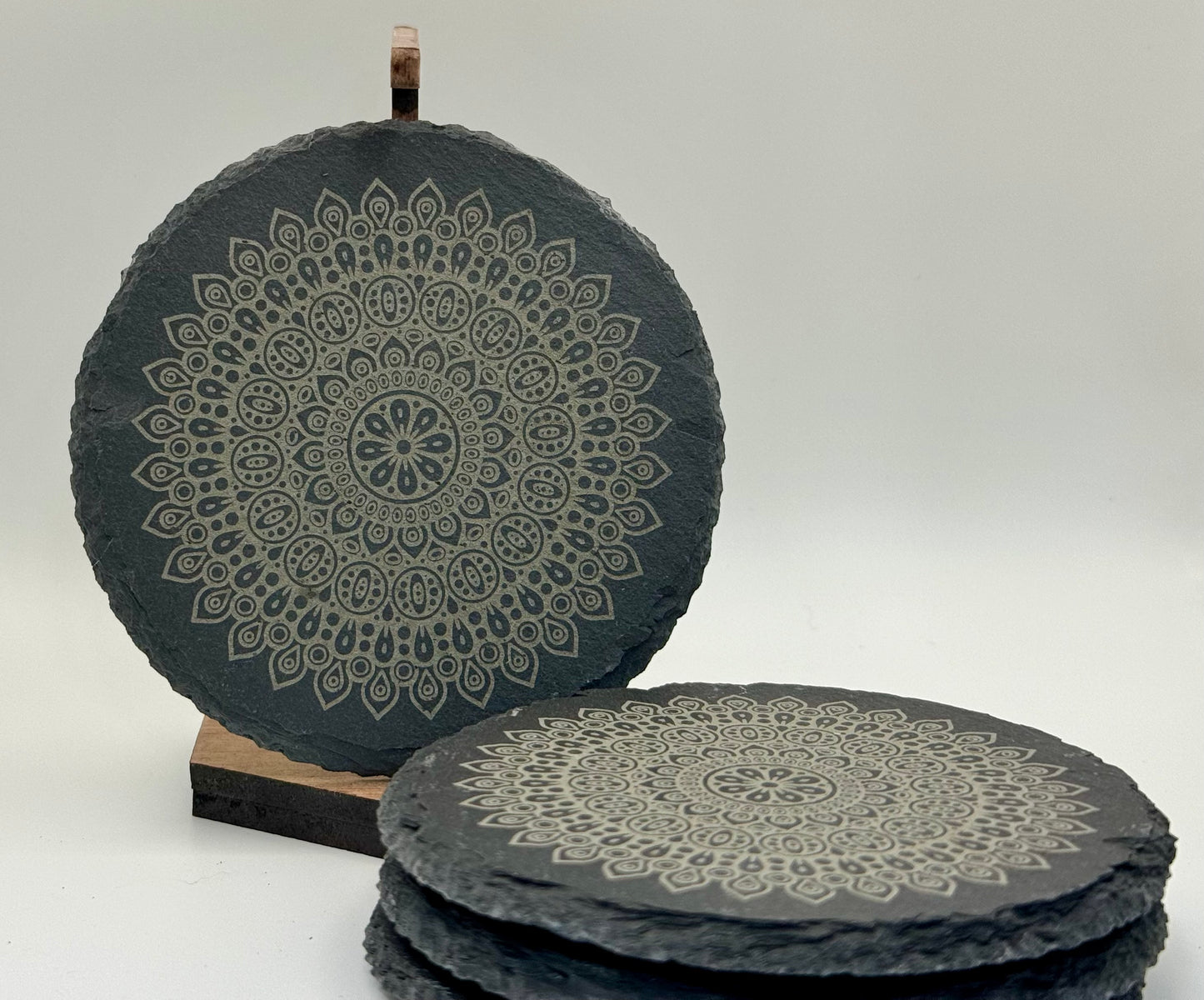 4" Slate Coaster Sets