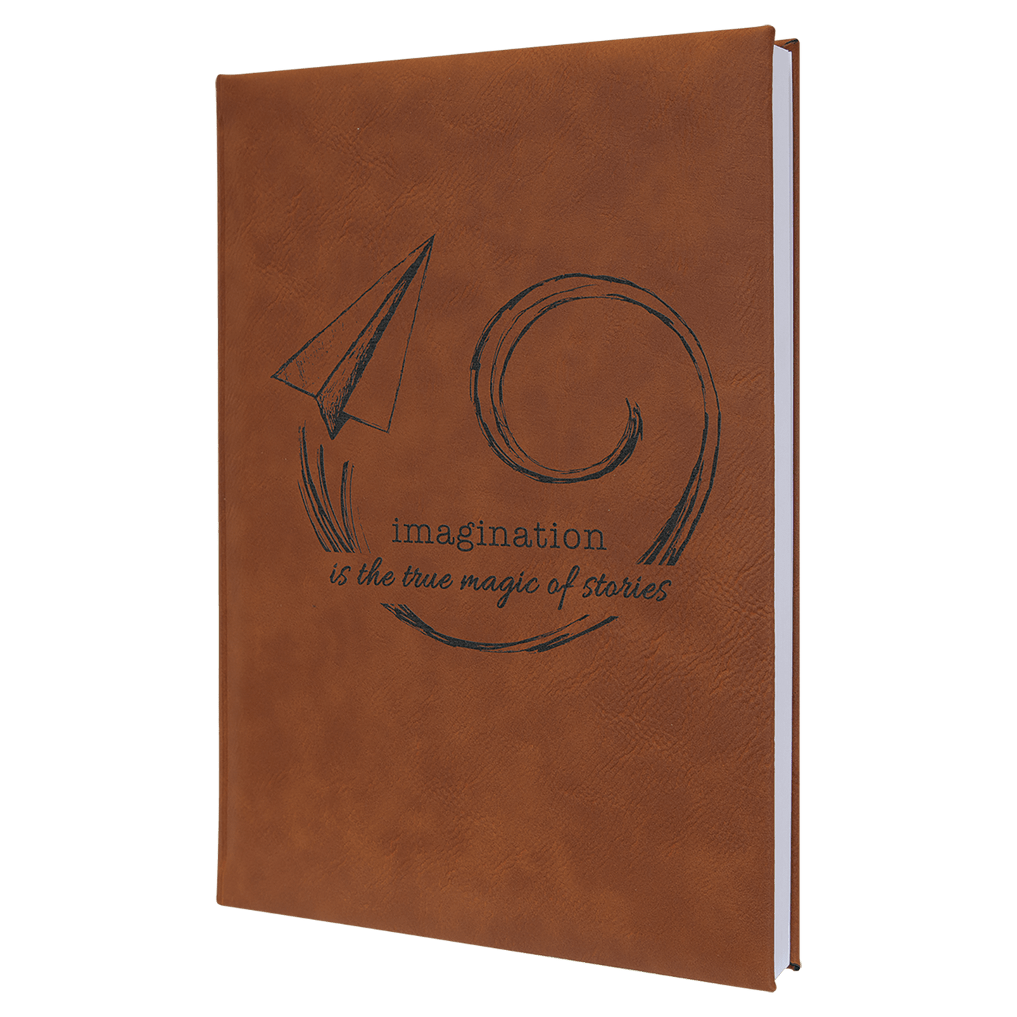 Custom 9" x 7.75" Leatherette Journal