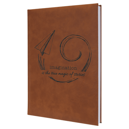 Custom 9" x 7.75" Leatherette Journal