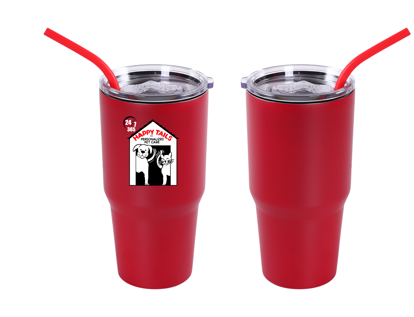 Happy Tails 30oz UV DTF Tumbler