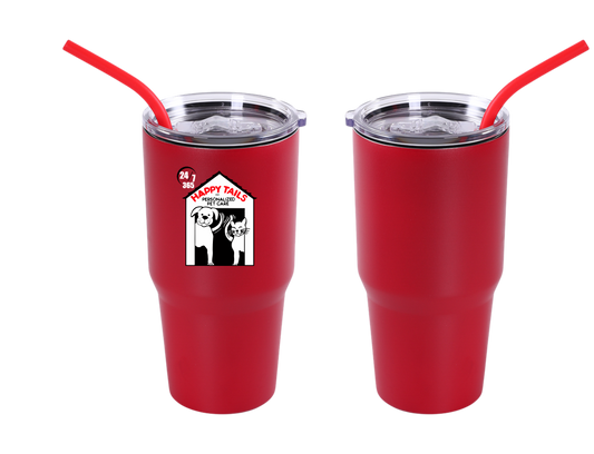 Happy Tails 30oz UV DTF Tumbler