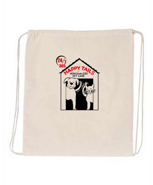 Happy Tails Logo Tote