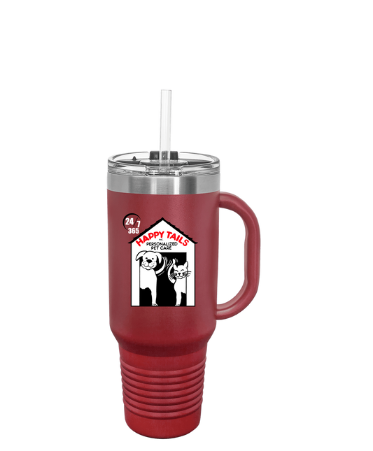 Happy Tails 40oz UV DTF Tumbler