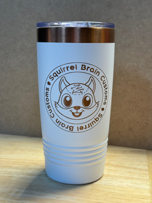 Squirrel Brain Customs Logo 20oz Tumbler