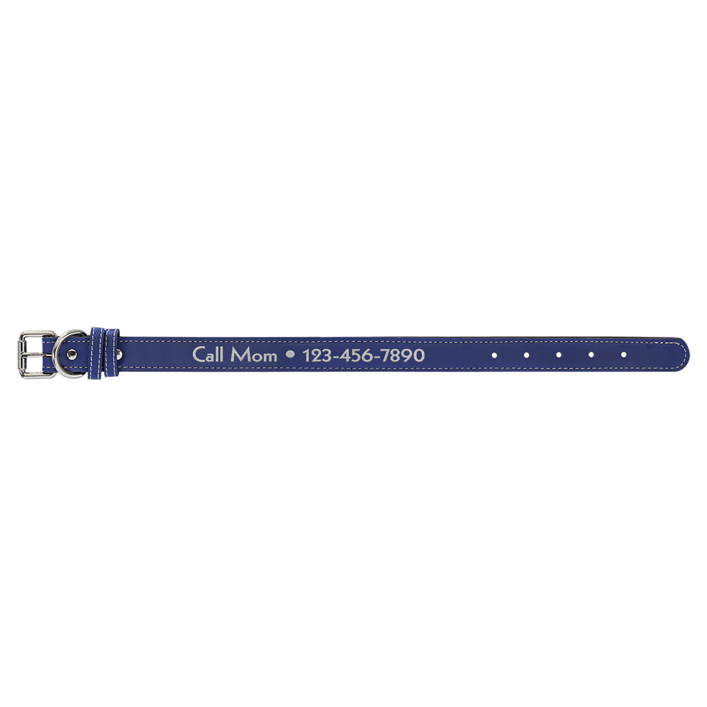 Customizable Leatherette Pet Collars