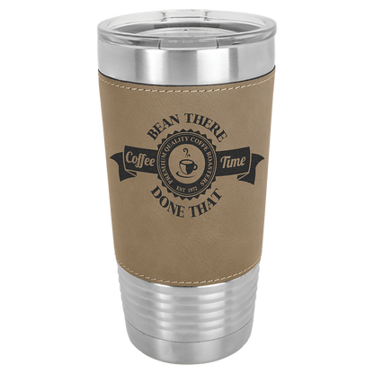 20oz Leatherette Wrapped Polar Camel Tumbler