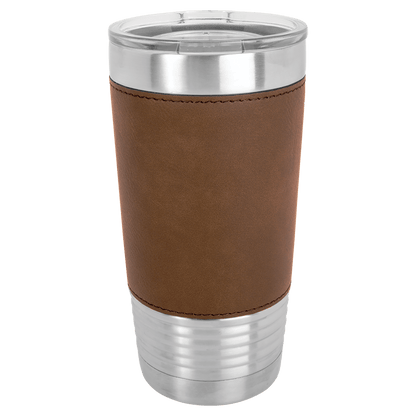 20oz Leatherette Wrapped Polar Camel Tumbler