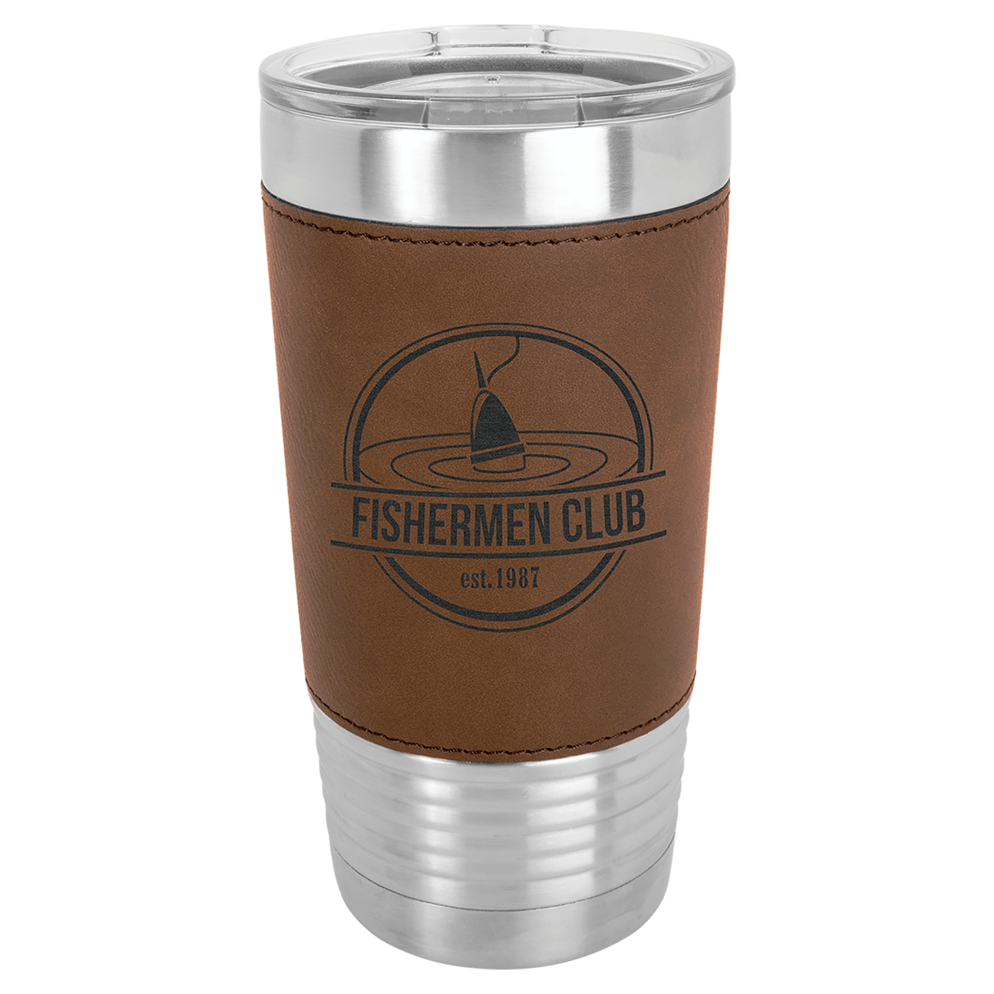 20oz Leatherette Wrapped Polar Camel Tumbler