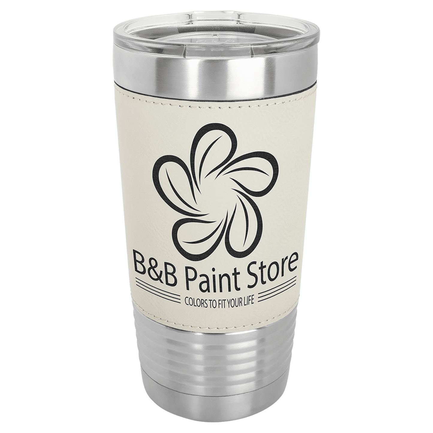 20oz Leatherette Wrapped Polar Camel Tumbler