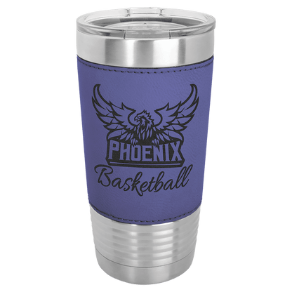 20oz Leatherette Wrapped Polar Camel Tumbler