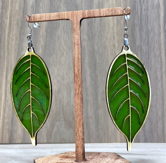 Narra Leaf Earring