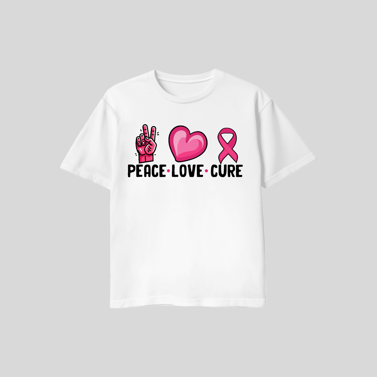 Peace Love Cure T-Shirt