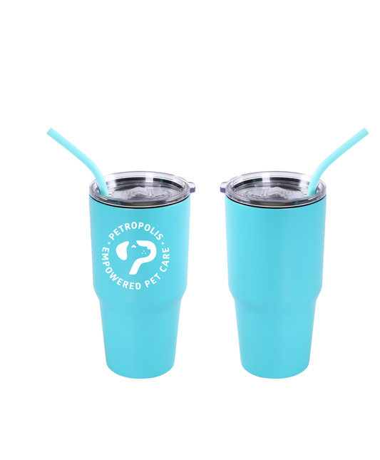 Petropolis 30oz Teal UV DTF Tumbler