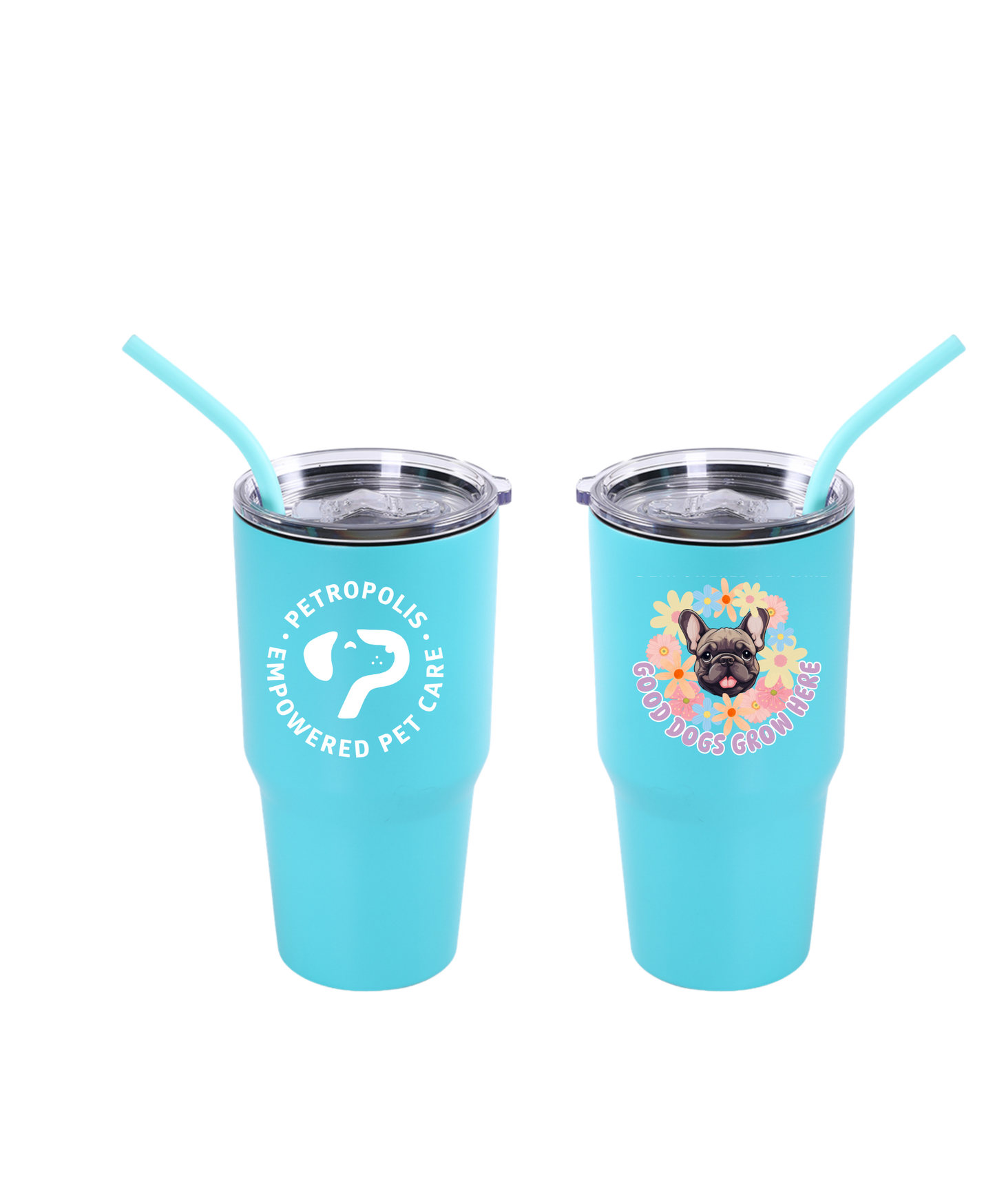 Petropolis 30oz Teal UV DTF Tumbler