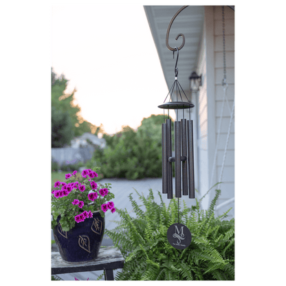 Black Powder Coated Wind Chime