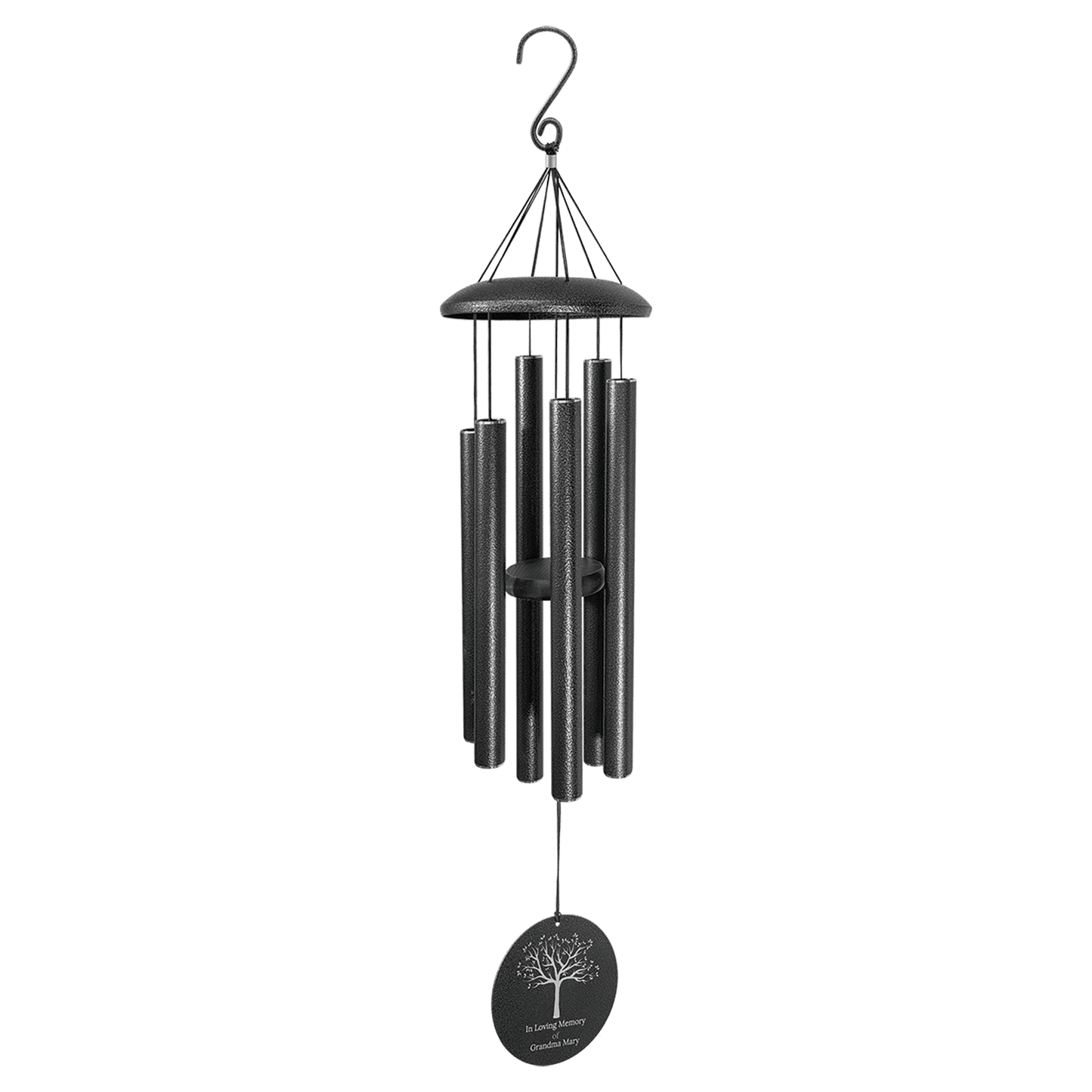 Black Powder Coated Wind Chime
