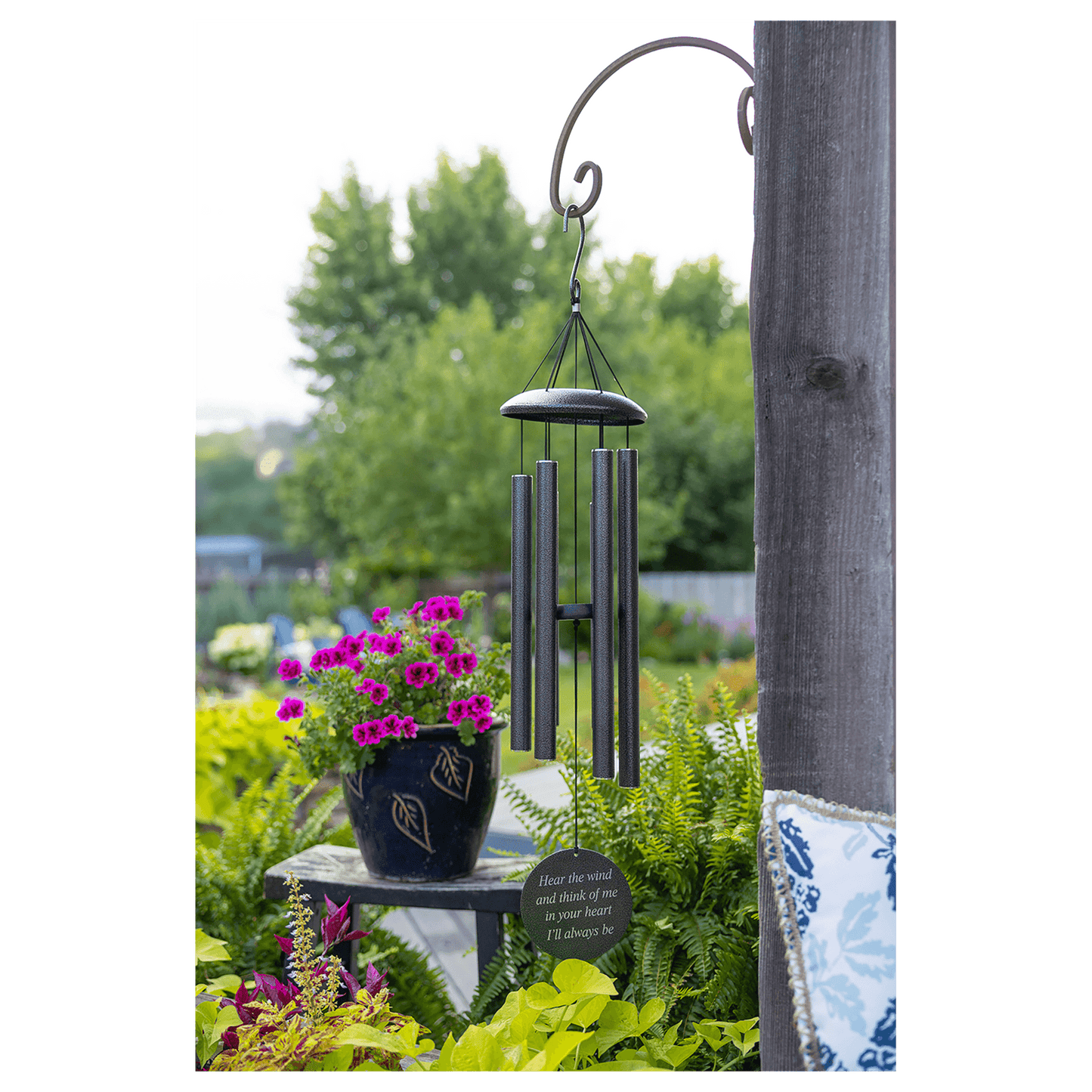Black Powder Coated Wind Chime