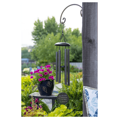 Black Powder Coated Wind Chime